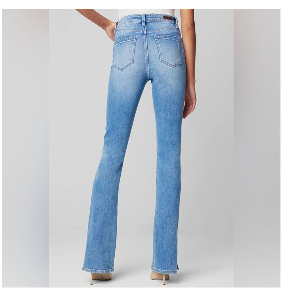 Blank NYC The Hoyt High Rise Mini Flare Jean Size 30 - Picture 4 of 12